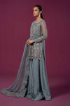 3 Piece Embroidered Organza Suit