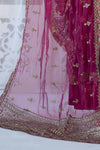 3 Piece Printed Raw Silk Suit
