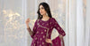 3 Piece Printed Raw Silk Suit