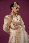 3 Piece Embroidered Raw Silk Suit