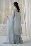 3 Piece Embroidered Organza Suit