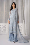 3 Piece Embroidered Organza Suit