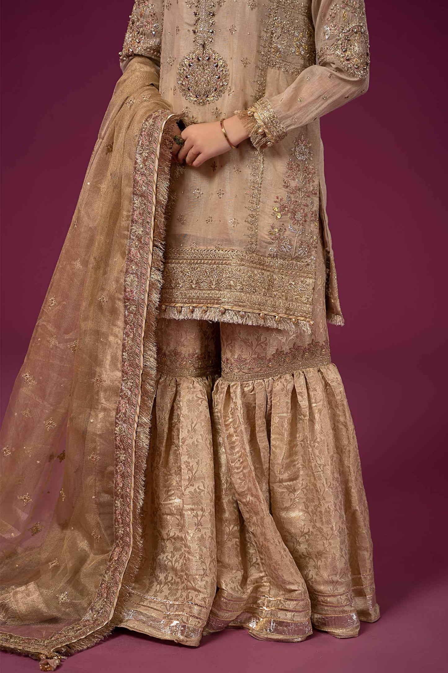 3 Piece Embroidered Masoori Suit