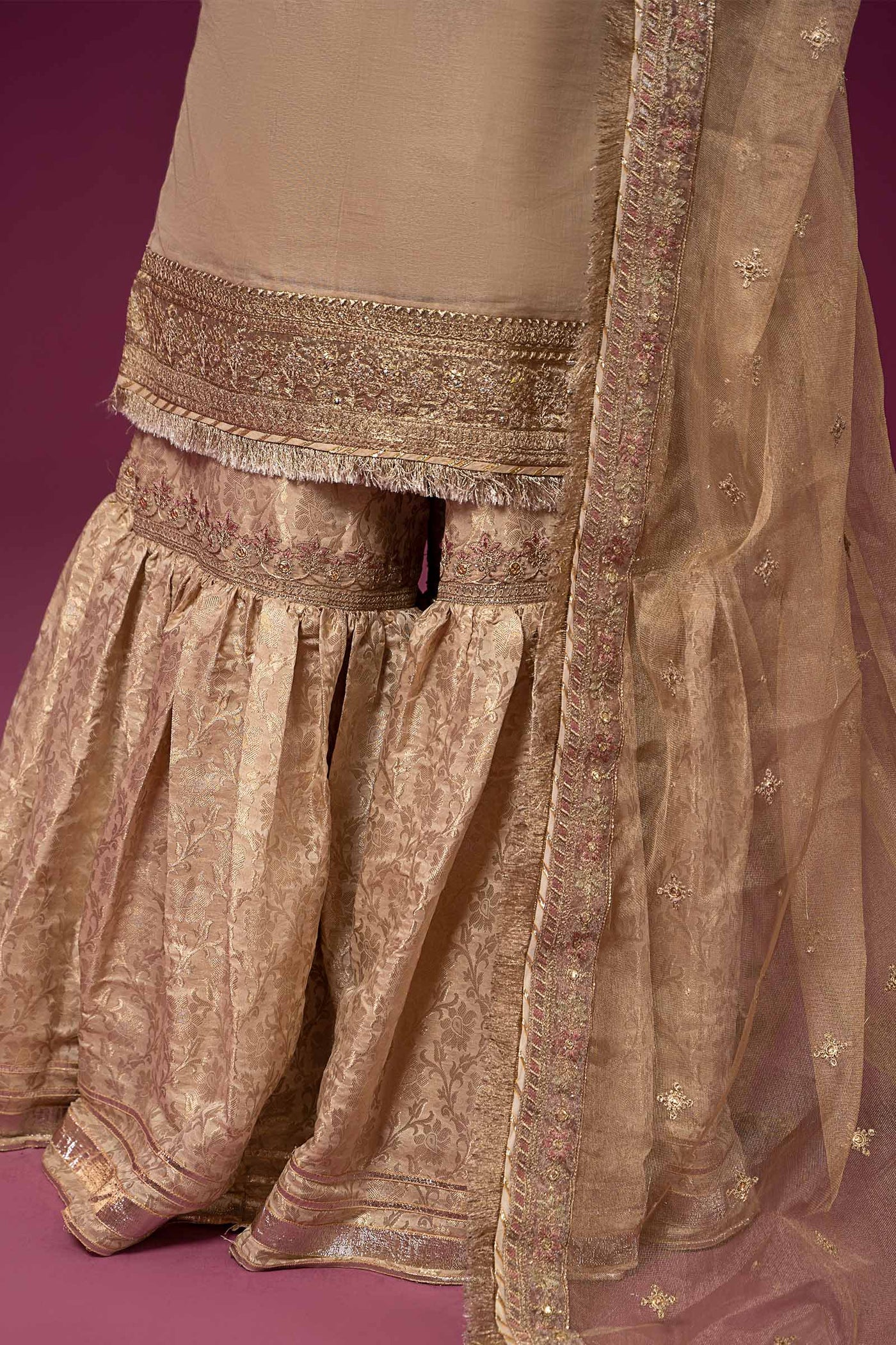 3 Piece Embroidered Masoori Suit