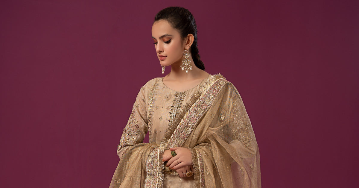 3 Piece Embroidered Masoori Suit