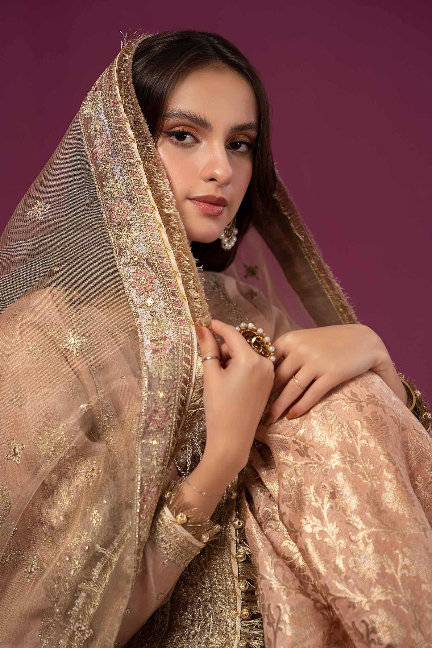 3 Piece Embroidered Masoori Suit