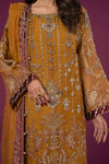 3 Piece Embroidered Organza Suit
