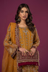3 Piece Embroidered Organza Suit