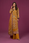 3 Piece Embroidered Organza Suit