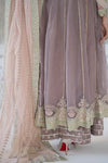 3 Piece Embroidered Organza Suit