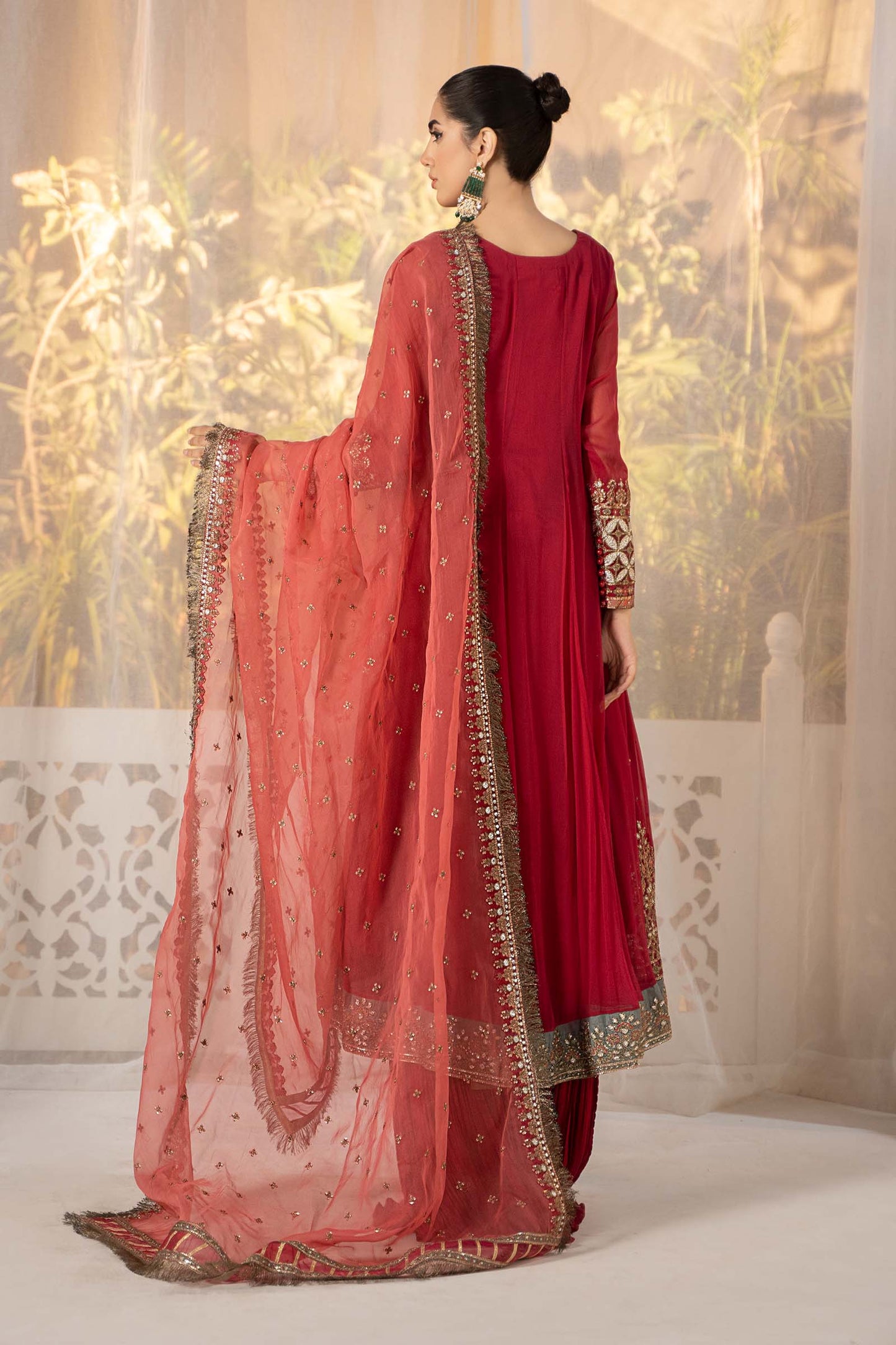 3 Piece Dyed Chiffon Suit