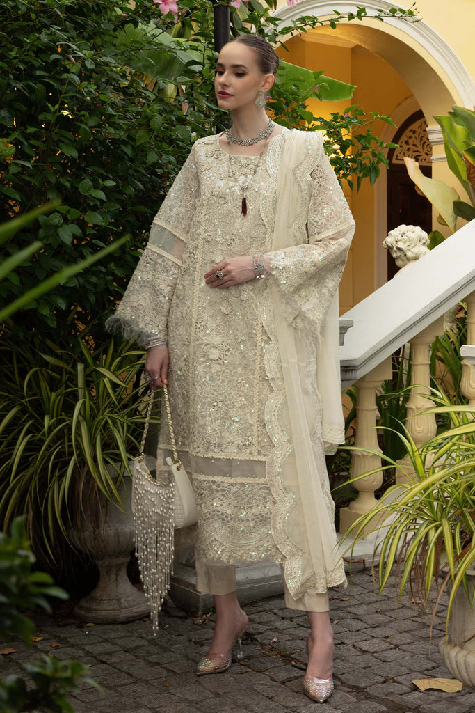 Maria B 3 Piece Embroidered Organza Suit, view 1