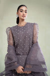 3 Piece Dyed Organza Suit