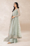 3 Piece Embroidered Organza Suit
