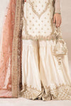3 Piece Embroidered Bamber Raw Silk Suit