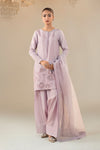 3 Piece Embellished Raw Silk Suit