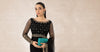 Embroidered Organza Saree