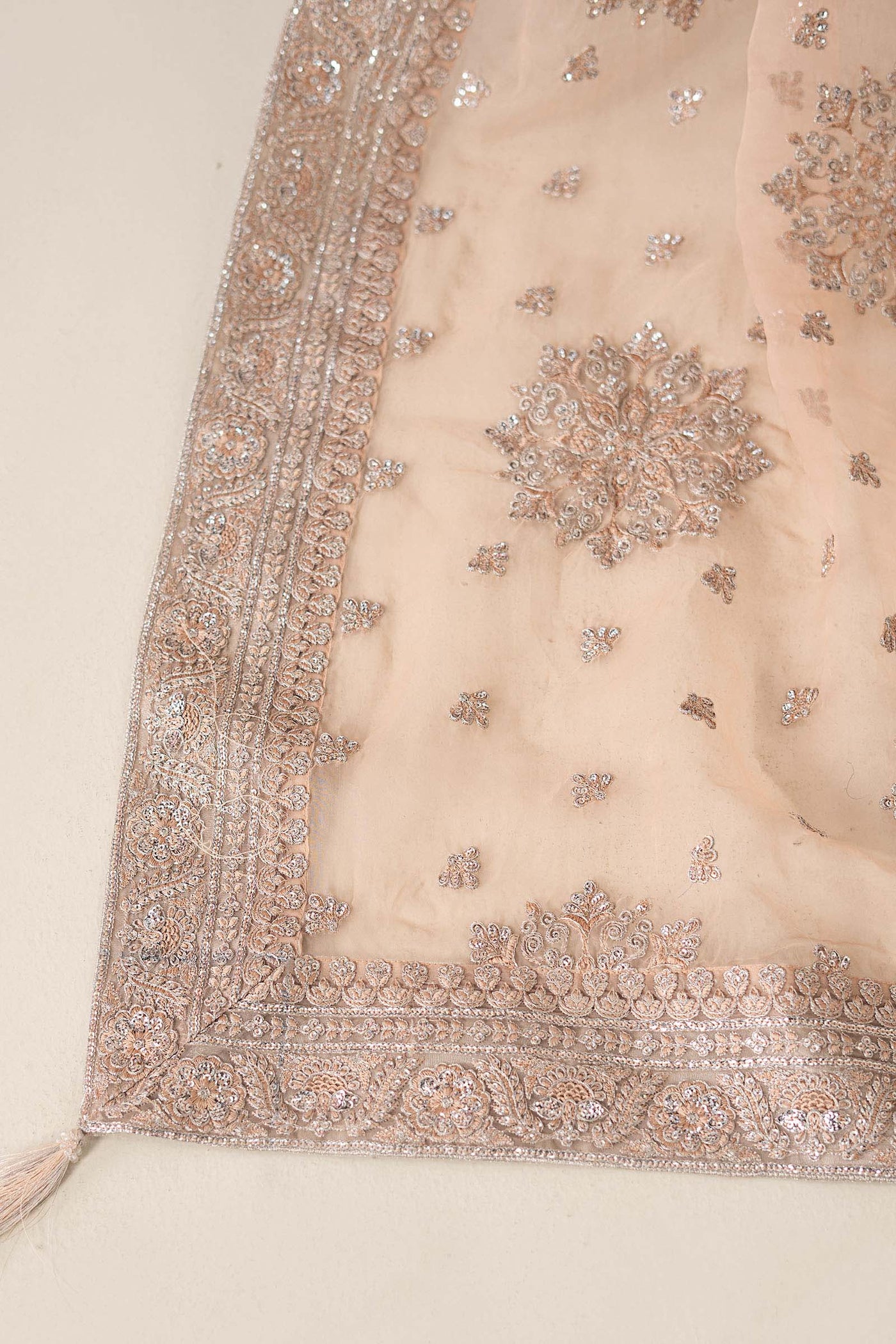 Embroidered Organza Saree