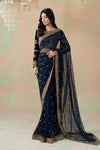 Embroidered Net Saree