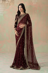 Embroidered Net Saree