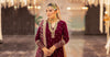 3 Piece Embroidered Velvet Suit
