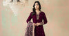 3 Piece Embroidered Velvet Suit