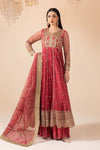3 Piece Embroidered Net Suit