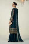 3 Piece Embroidered Organza Suit