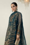 3 Piece Embroidered Organza Suit