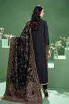 3 Piece Embroidered Raw Silk Suit