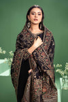 3 Piece Embroidered Raw Silk Suit