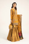 3 Piece Embroidered Raw Silk Suit