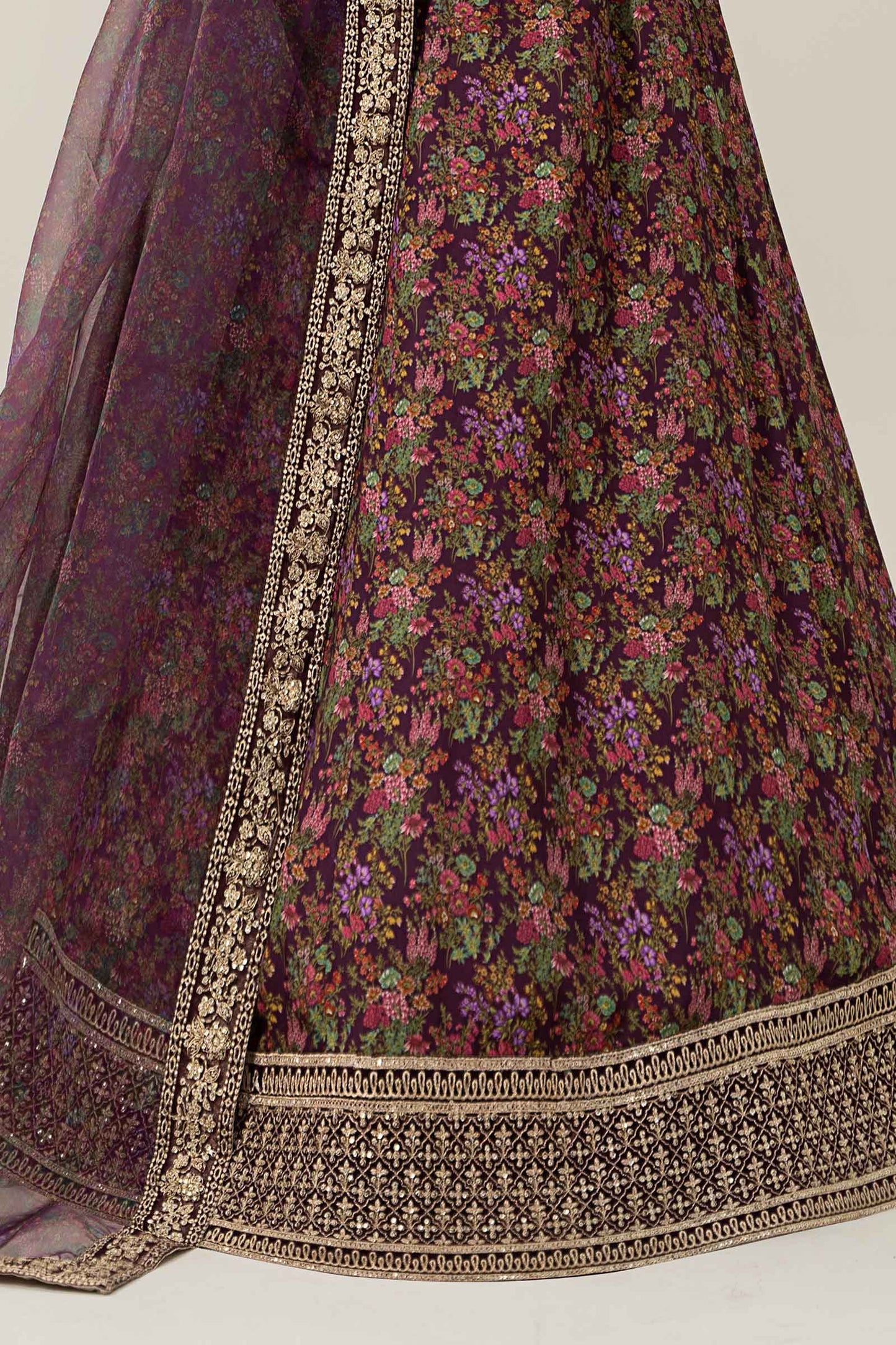 3 Piece Embroidered Velvet Suit