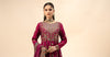 3 Piece Embroidered Raw Silk Suit