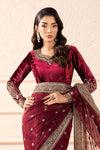 Embroidered Net Saree
