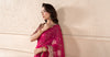 Embroidered Chiffon Saree