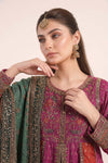 3 Piece Embroidered Silk Lurex Jacquard Suit