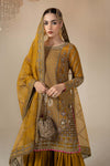 3 Piece Embroidered Raw Silk Suit