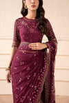 Embroidered Chiffon Saree