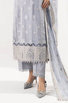 3 Piece Embroidered Chiffon Suit
