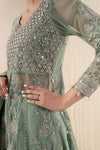 3 Piece Embroidered Net Suit