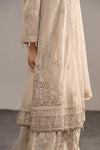 3 Piece Embroidered Cotton Net Suit