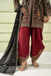 3 Piece Embroidered Organza Suit