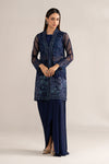4 Piece Embroidered Organza Suit