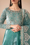 3 Piece Embroidered Velvet Suit