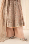 3 Piece Embroidered Net Suit