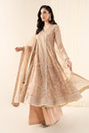 3 Piece Embroidered Net Suit