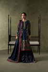 3 Piece Embellished Raw Silk Suit