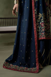 3 Piece Embellished Raw Silk Suit