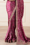 Embroidered Silk Saree